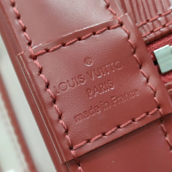 Louis Vuitton LV Hand Bag Alma BB red Epi 649-082125 - Picture 14 of 14